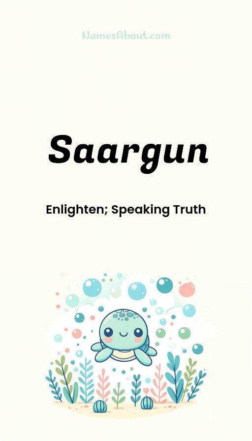 Meaning of Saargun