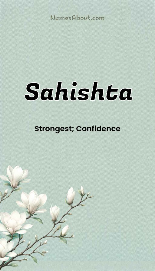 Meaning of Sahishta