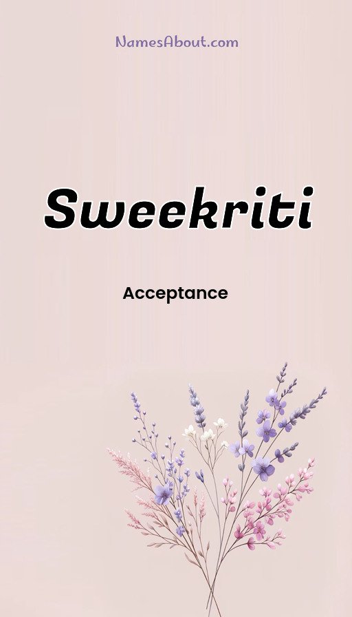 Meaning of Sweekriti