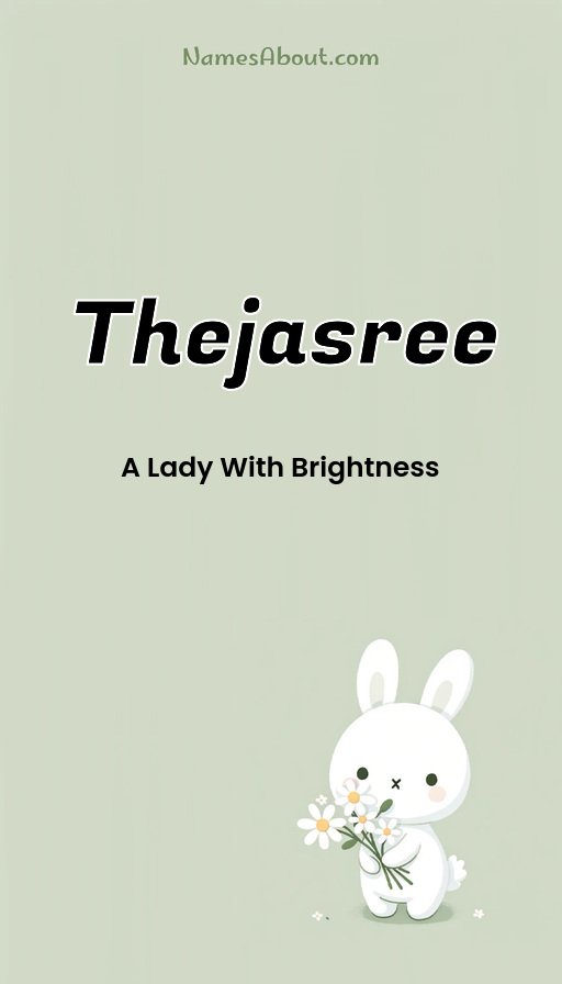 Meaning of Thejasree