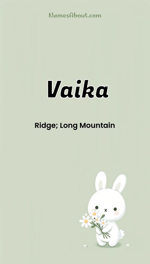 Meaning of Vaika