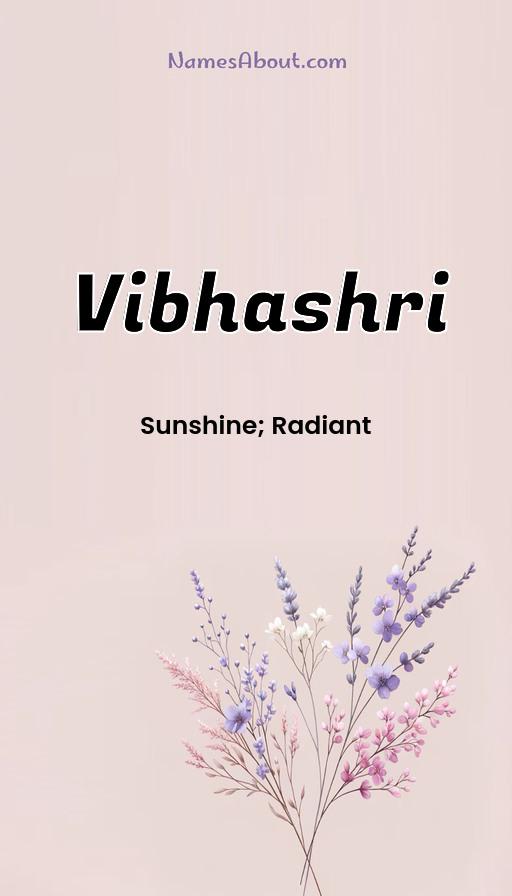 Vibhashri name and meaning