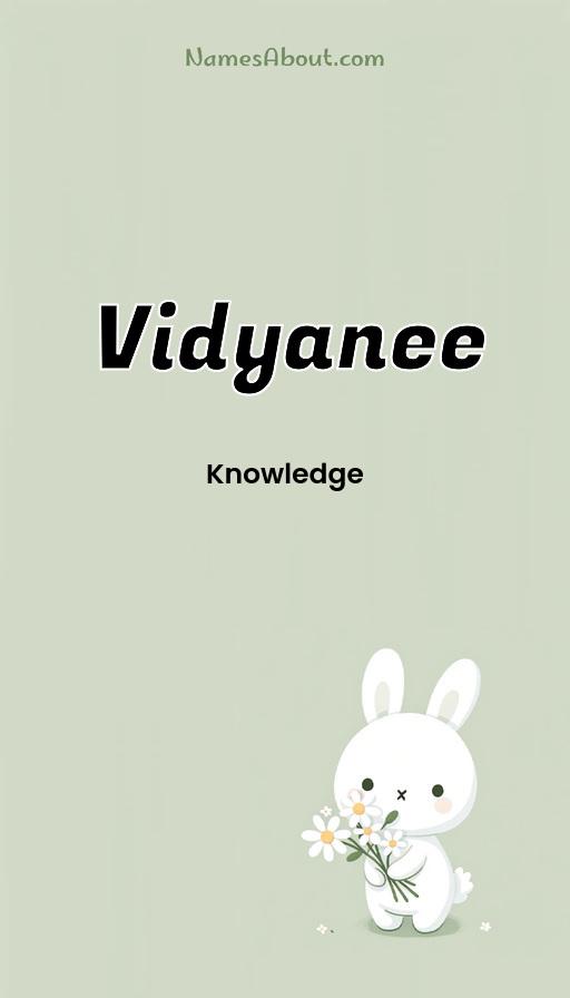 Vidyanee name and meaning