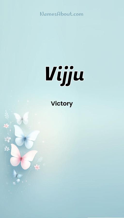 Vijju name and meaning