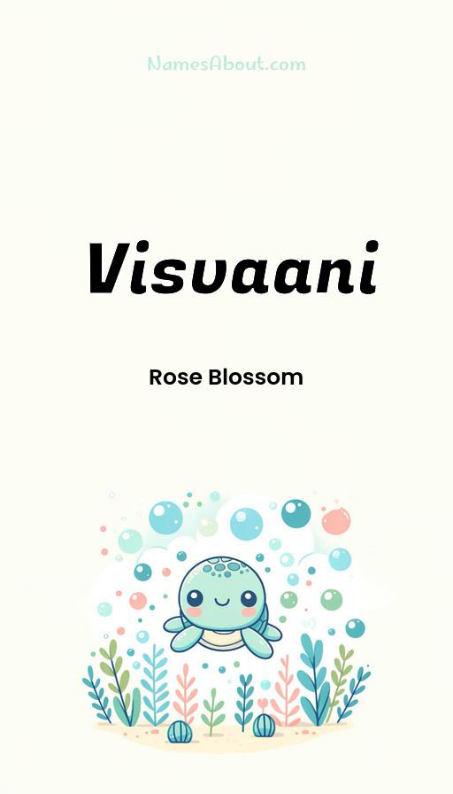 Visvaani name and meaning