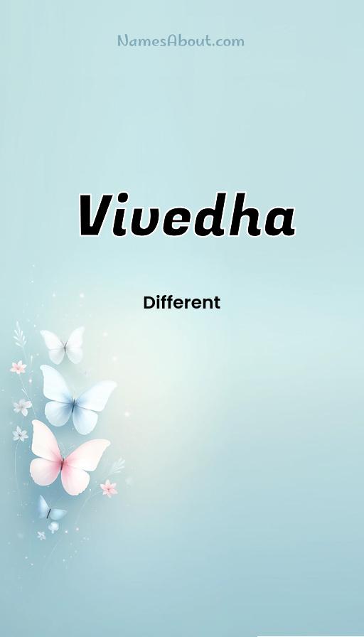 Vivedha name and meaning