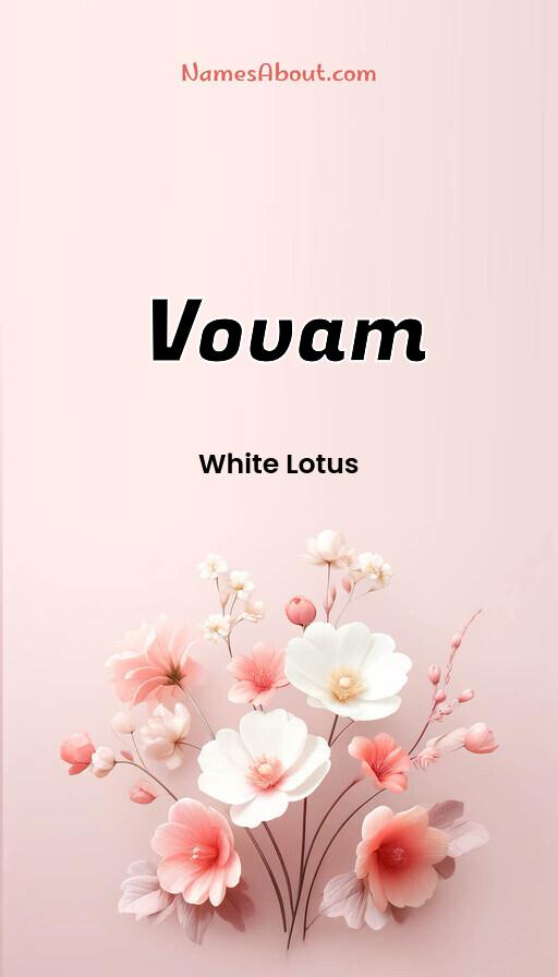 Vovam name and meaning