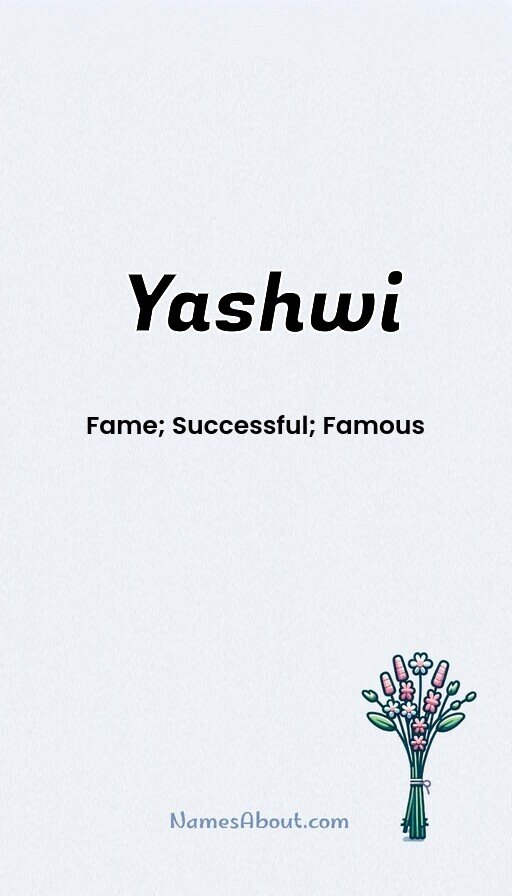 Meaning of Yashwi