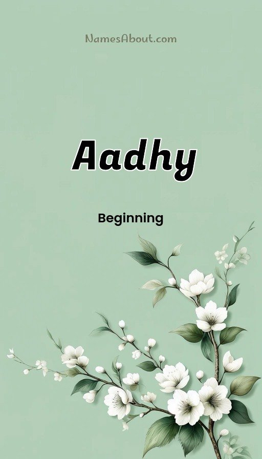 Meaning of Aadhy
