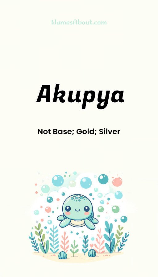 Meaning of Akupya