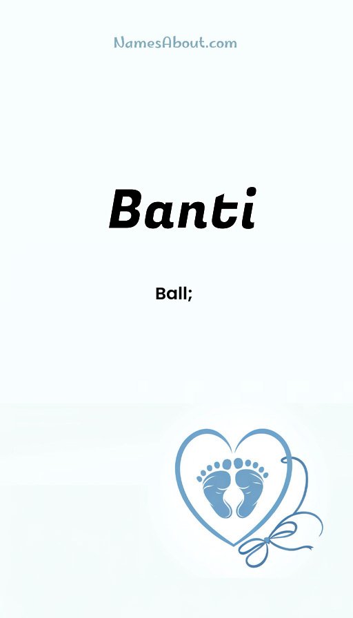 Meaning of Banti