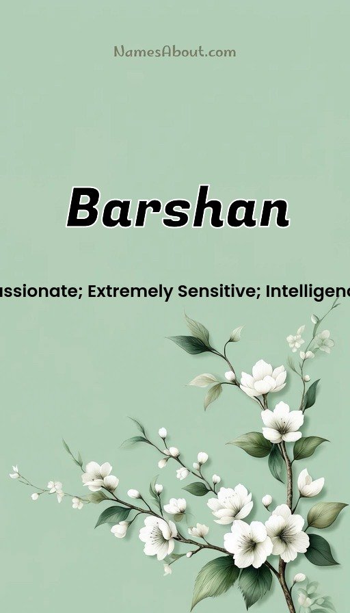 Meaning of Barshan
