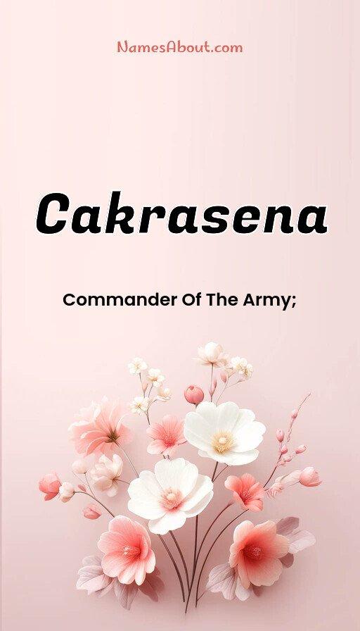 Meaning of Cakrasena