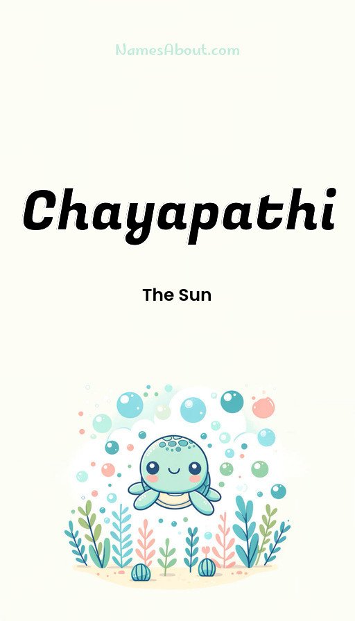 Meaning of Chayapathi