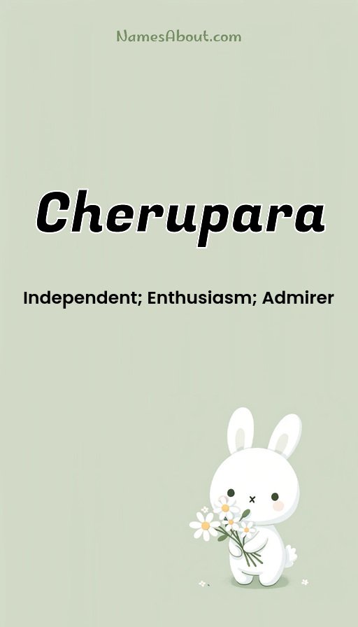 Meaning of Cherupara