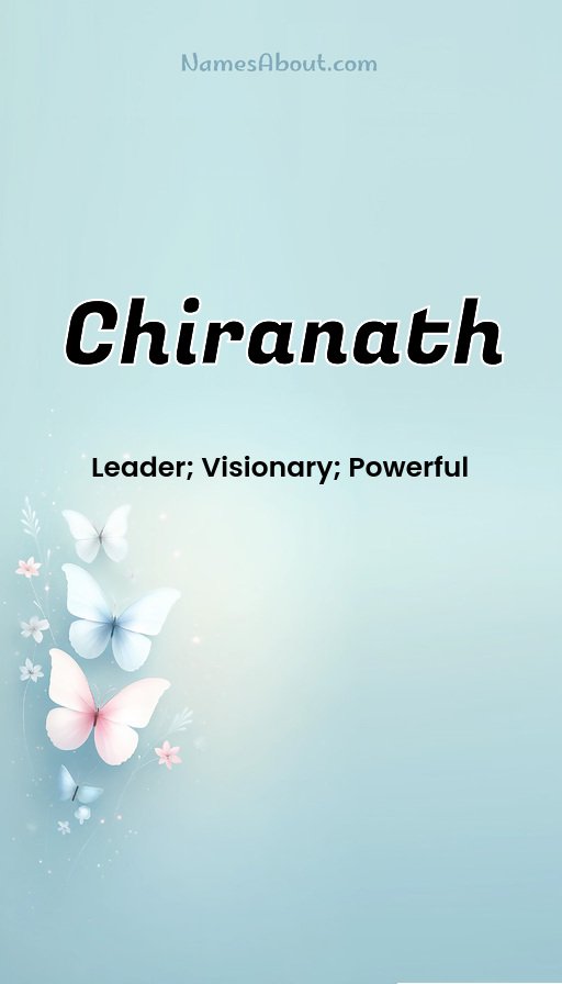 Meaning of Chiranath