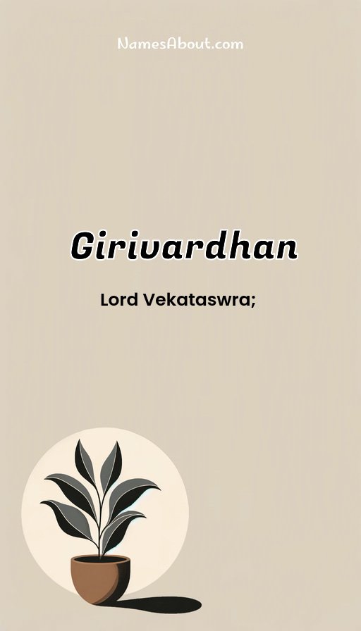 Meaning of Girivardhan