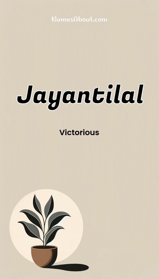 Meaning of Jayantilal