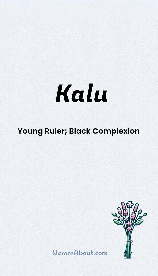 Meaning of Kalu