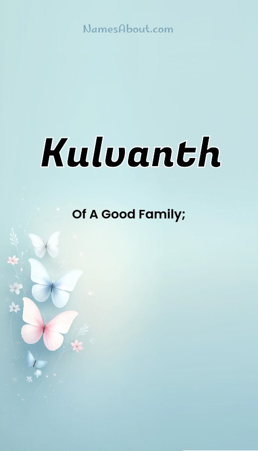 Meaning of Kulvanth