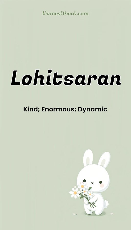 Meaning of Lohitsaran