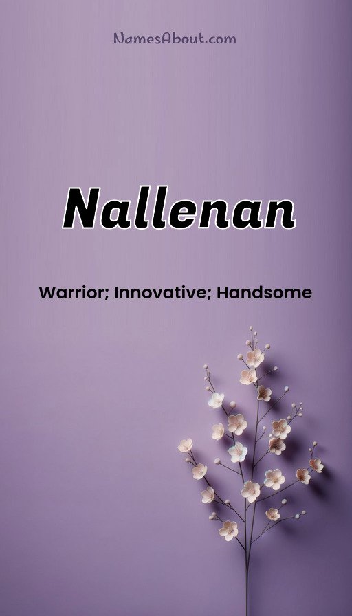 Meaning of Nallenan