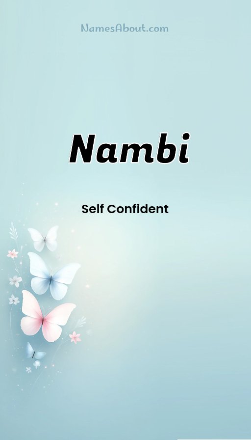 Meaning of Nambi