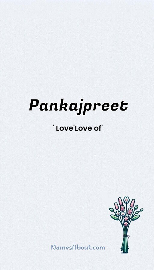 Meaning of Pankajpreet