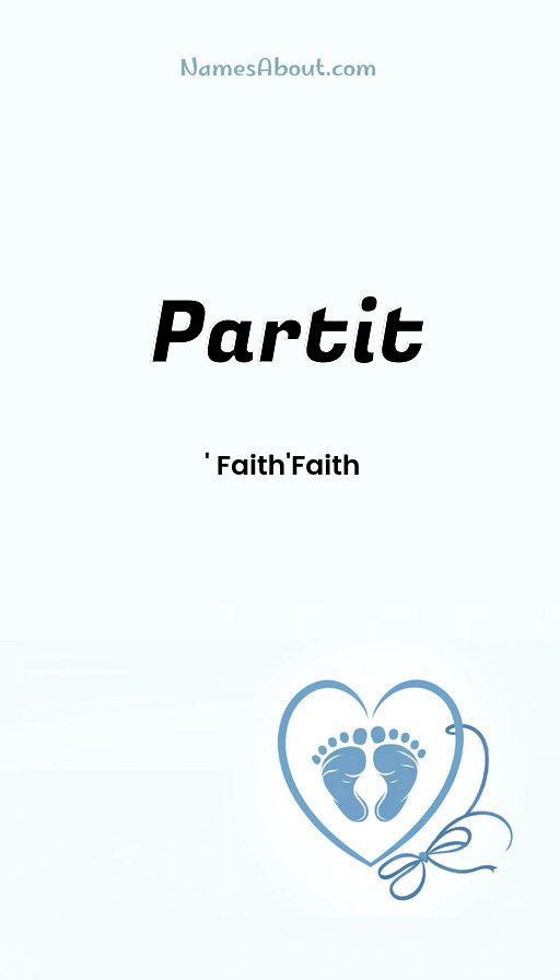 Meaning of Partit