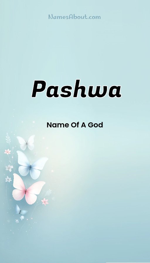 Meaning of Pashwa