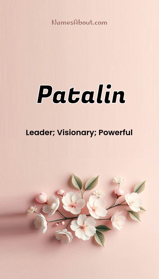 Meaning of Patalin
