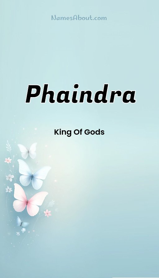 Meaning of Phaindra