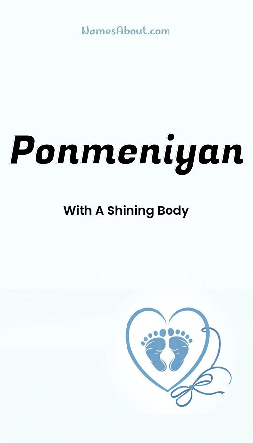 Meaning of Ponmeniyan