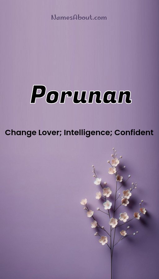 Meaning of Porunan