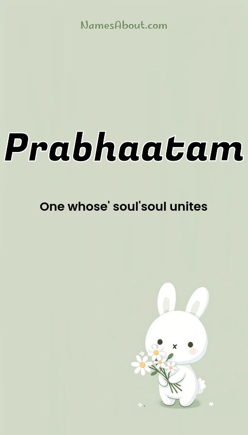 Meaning of Prabhaatam