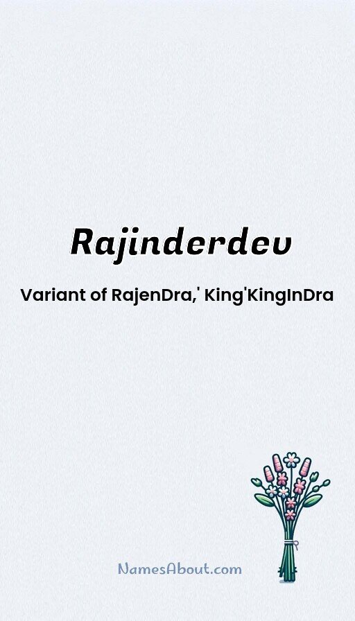 Meaning of Rajinderdev