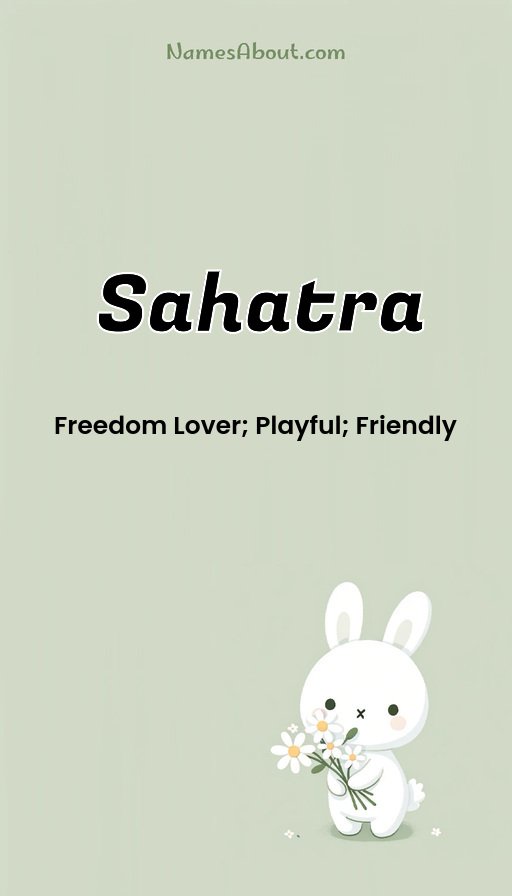 Meaning of Sahatra