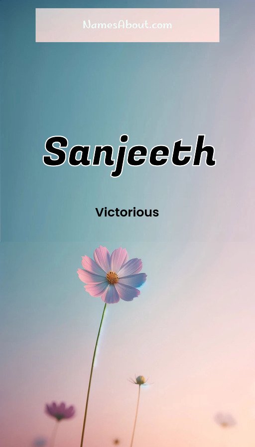 Meaning of Sanjeeth