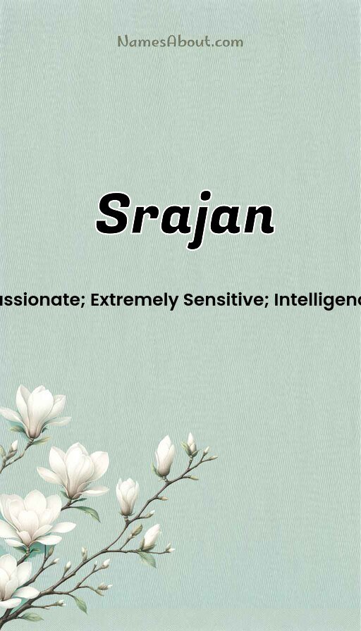 Meaning of Srajan