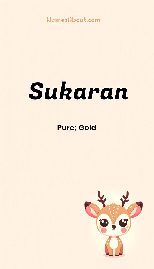 Meaning of Sukaran