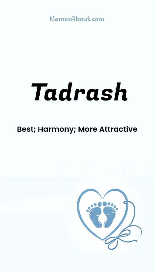 Meaning of Tadrash