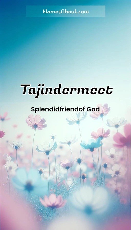 Meaning of Tajindermeet