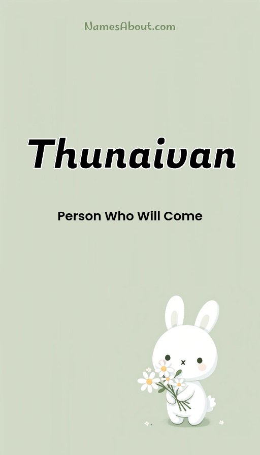 Meaning of Thunaivan