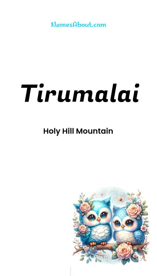 Meaning of Tirumalai