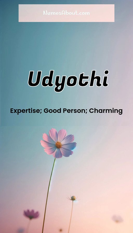 Meaning of Udyothi