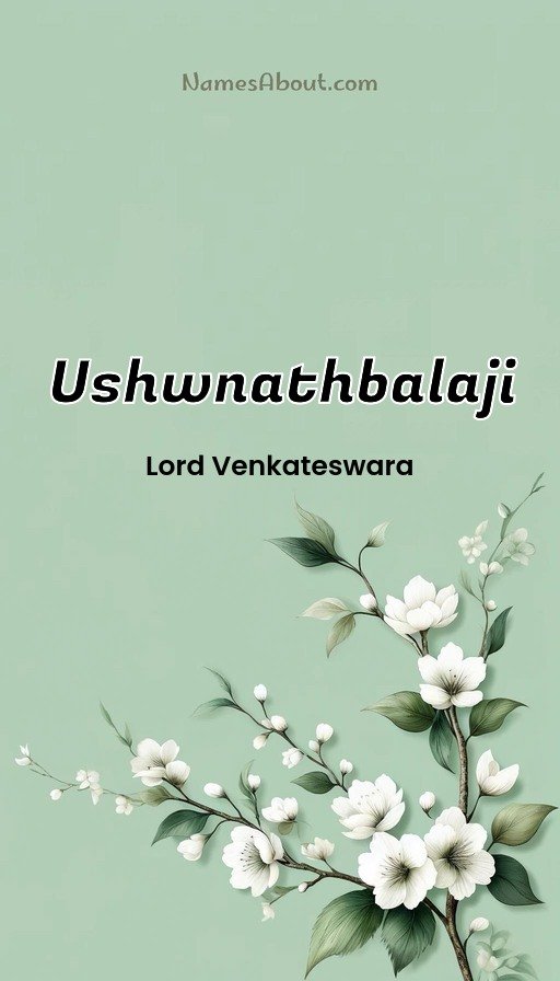 Meaning of Ushwnathbalaji