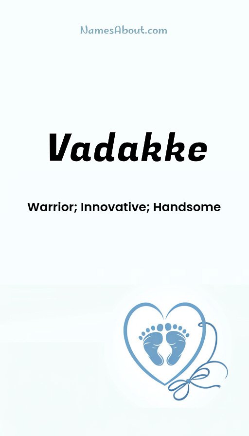 Meaning of Vadakke