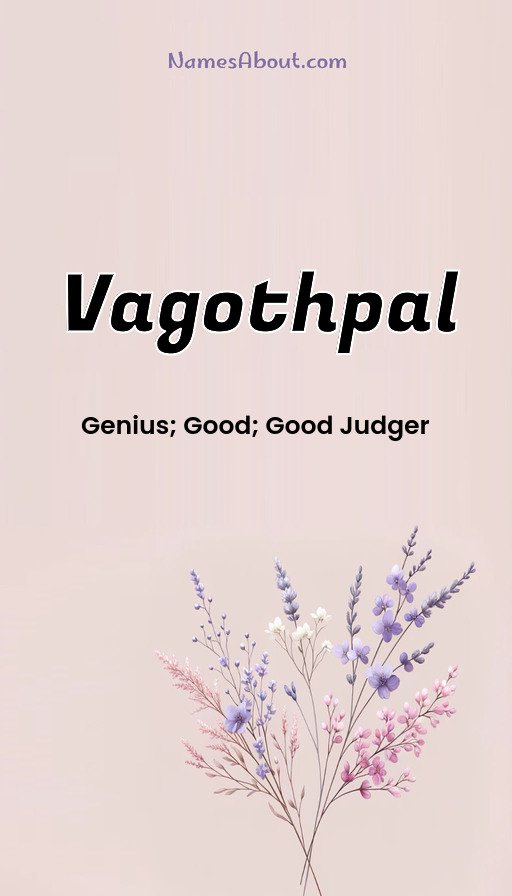 Meaning of Vagothpal