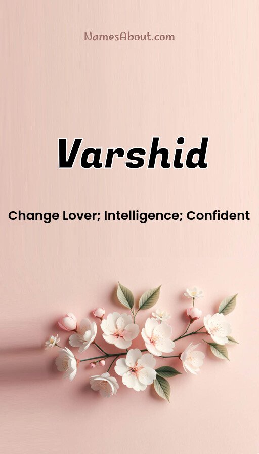Meaning of Varshid