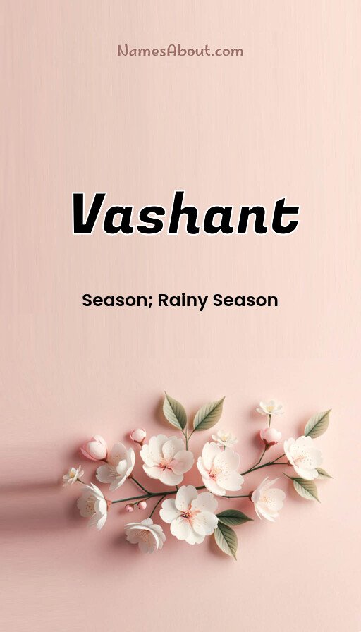 Meaning of Vashant